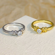 Simple Fashion Zircon Female Ring