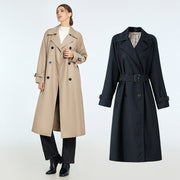 Trench Autumn And Winter Women's Mid-length High-grade Sense Petite Coats