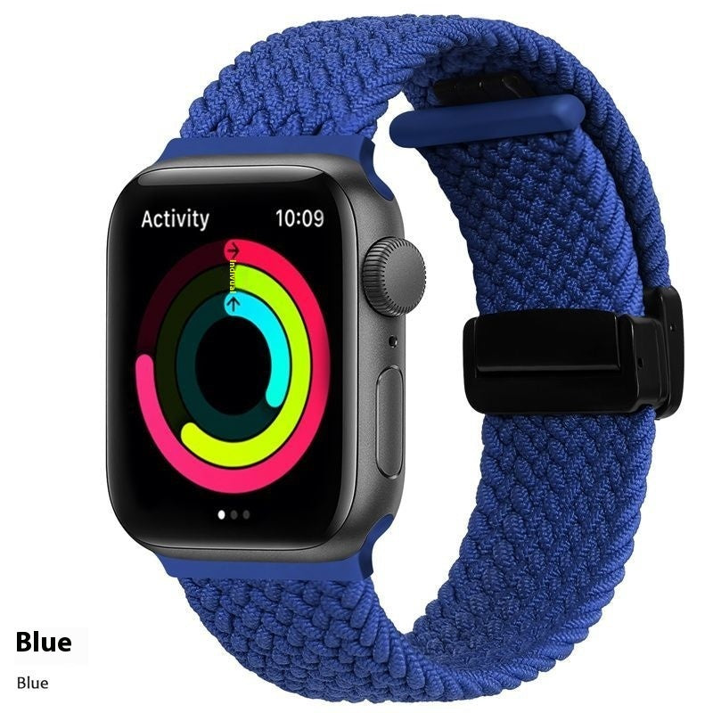 Knitted Nylon Watch Strap And Wristband For Sports
