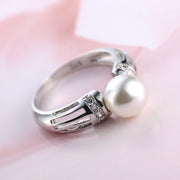 Copper Pearl Zircon Jewelry Ring