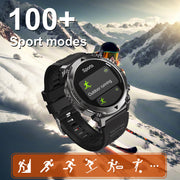 T53 Bluetooth Calling Outdoor Three-proof Sport Watch 143-inch AMOLED Heart Rate Blood Pressure Smart Watch