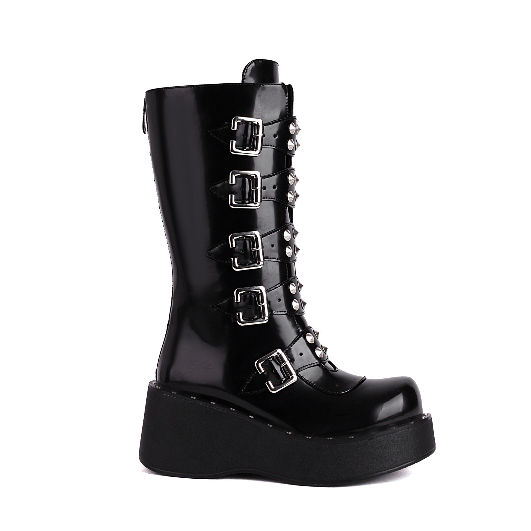 Autumn And Winter Thick Bottom High-heeled Belt Buckle