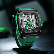 Three-dimensional Hollow Quartz Transparent Bottom Men