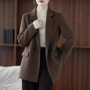 Autumn And Winter Double-sided Woolen Coat Women