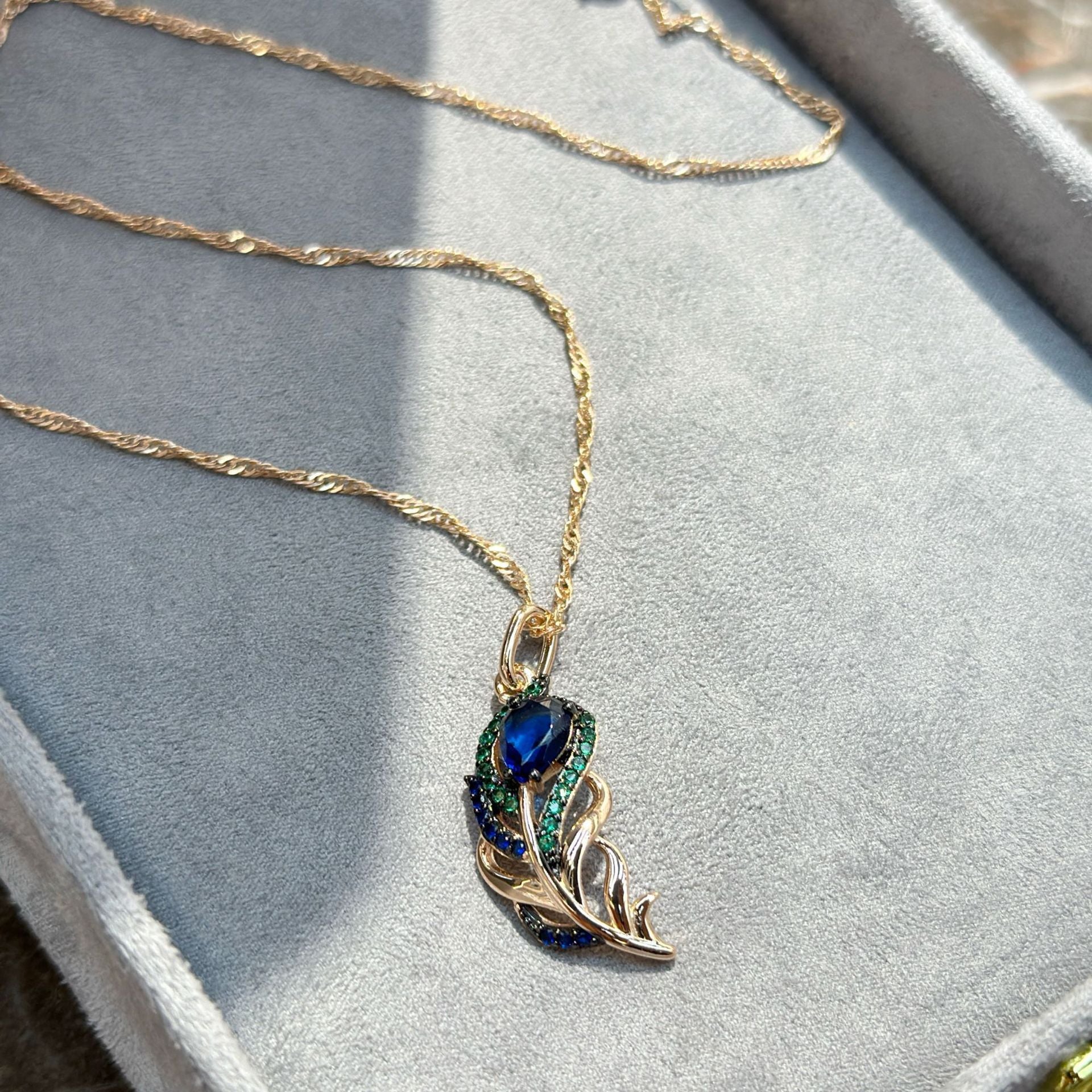 Ornaments Suit Rose Gold Micro Inlaid Zircon Jewelry