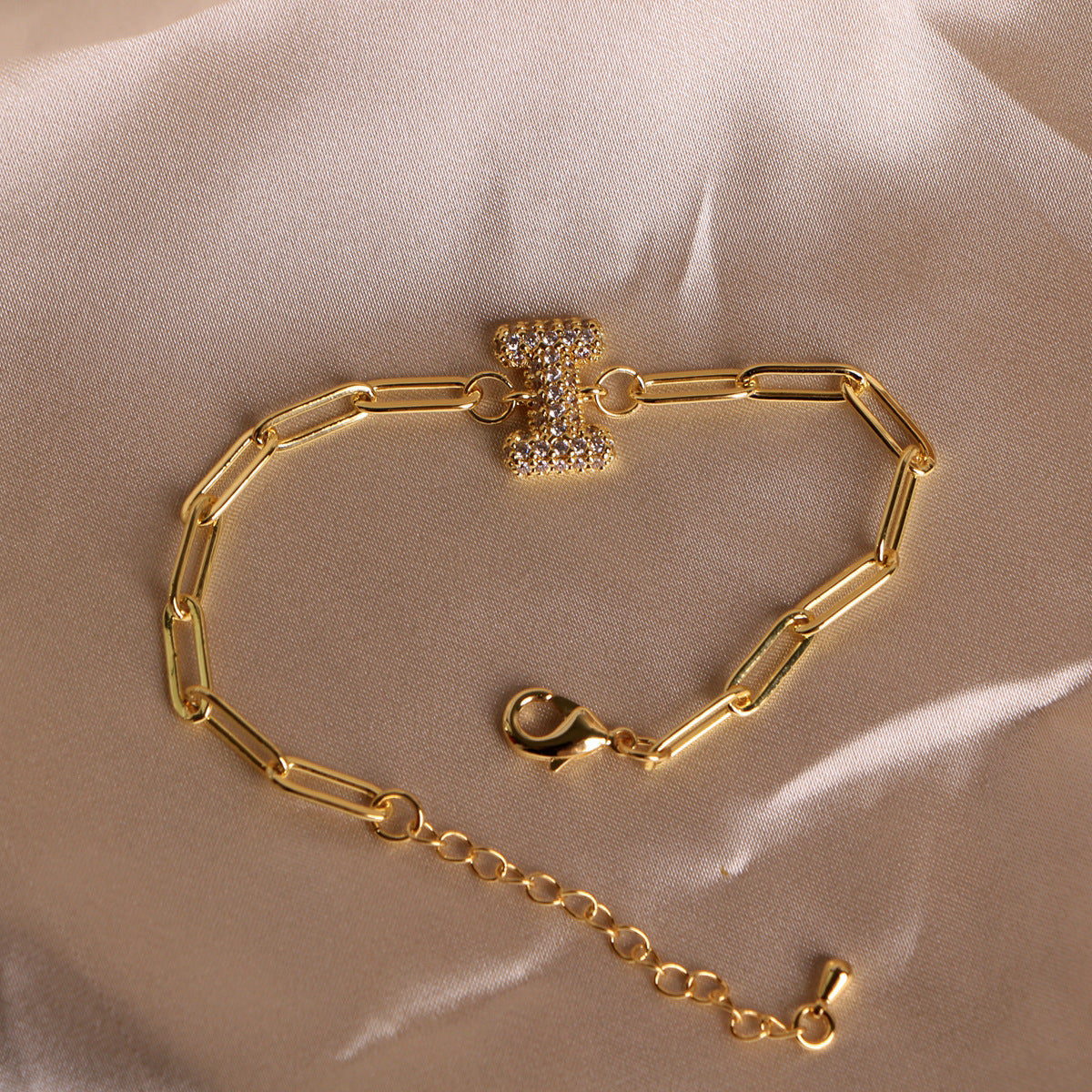 18K Bubble Balloon 26 English Zircon Clip Bracelet