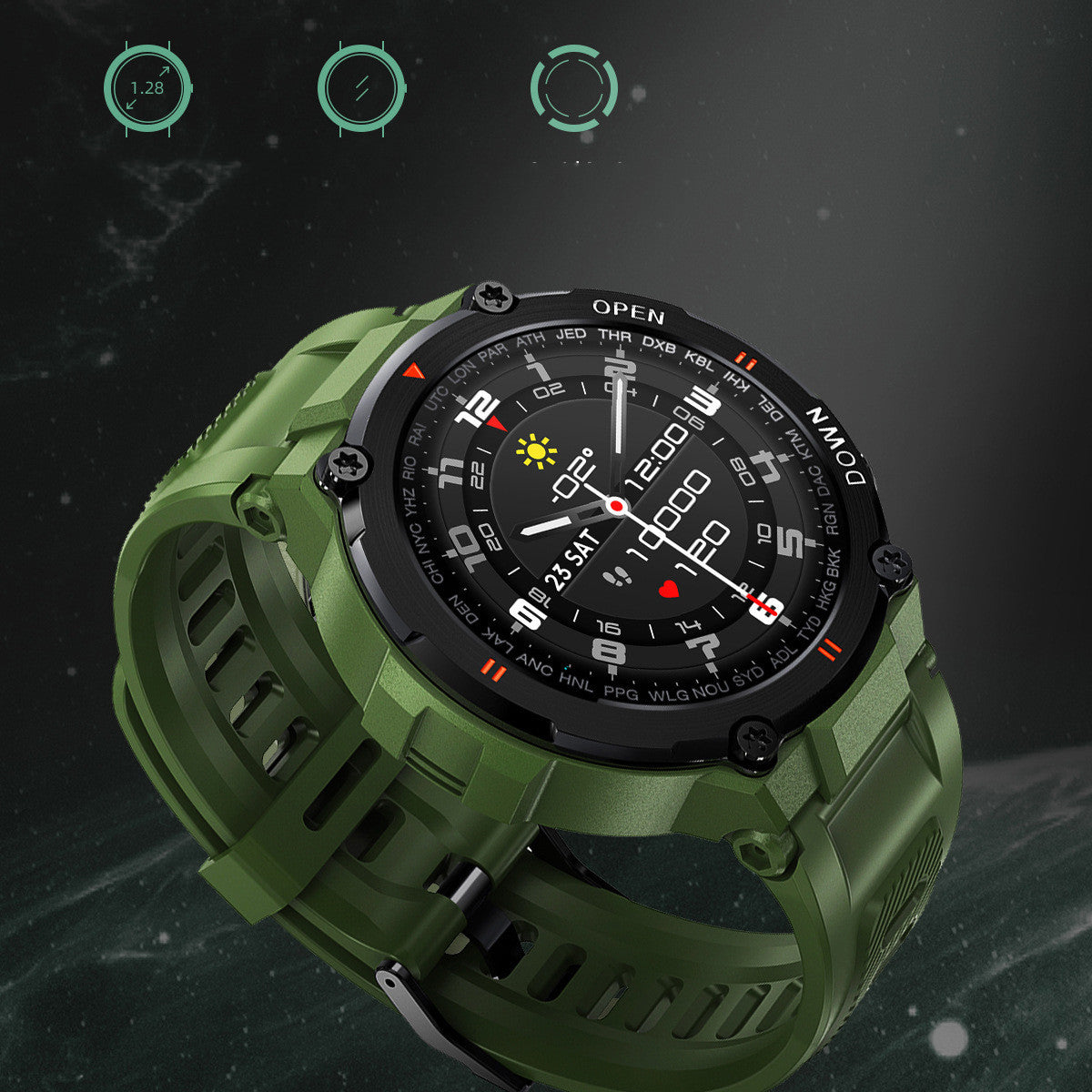 Sports Blood Oxygen Blood Pressure Health Monitoring Watch