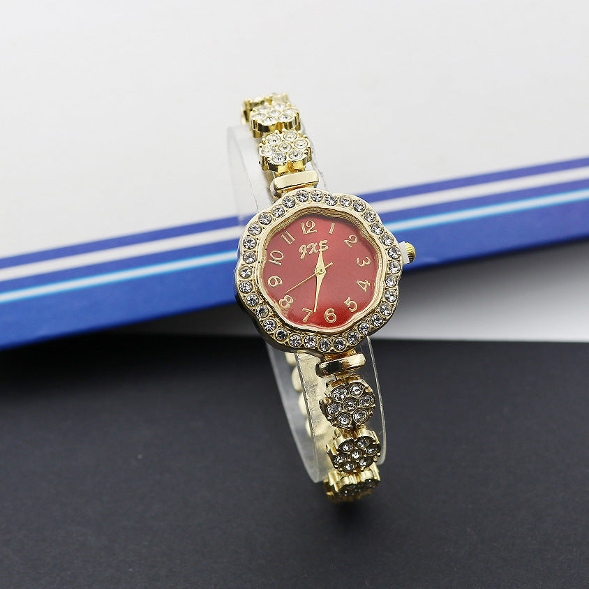 Special Interest Light Luxury Temperament And Fully-jewelled Square Fashion Watch