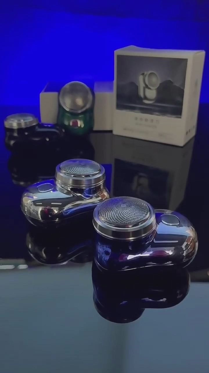 Load video: Mini Portable Face Cordless Shavers Rechargeable USB Electric Shaver Wet &amp; Dry Painless Small Size Machine Shaving For Men